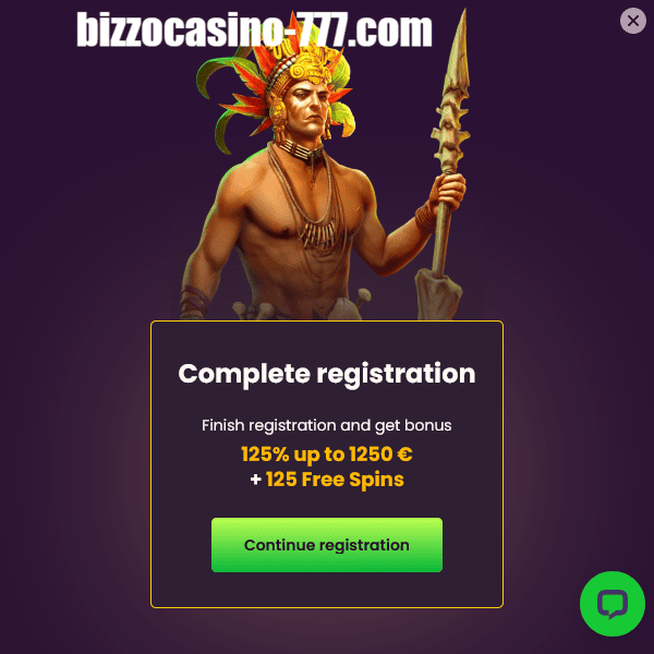 Bizzo Casino – zakończ rejestrację i odbierz bonus